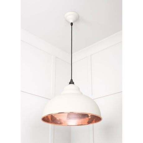 From The Anvil - Smooth Copper Harborne Pendant in Teasel | Sku. 49501STE | Trade Door Handles.