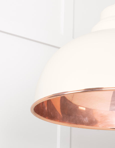 From The Anvil - Smooth Copper Harborne Pendant in Teasel | Sku. 49501STE | Trade Door Handles.