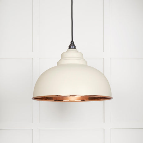 From The Anvil - Smooth Copper Harborne Pendant in Teasel | Sku. 49501STE | Trade Door Handles.