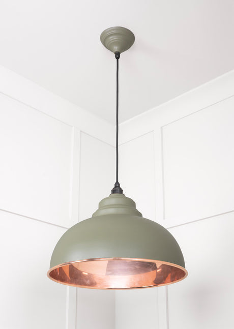 From The Anvil - Smooth Copper Harborne Pendant in Tump | Sku. 49501STU | Trade Door Handles.