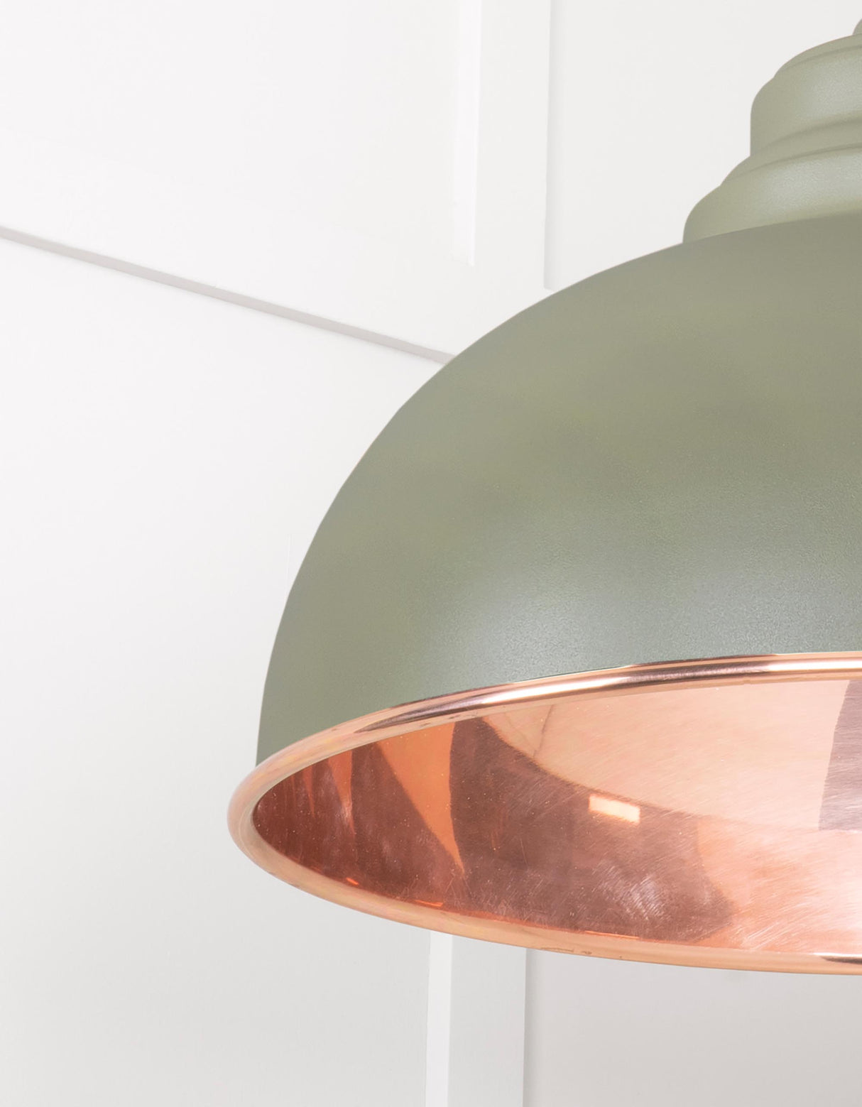 From The Anvil - Smooth Copper Harborne Pendant in Tump | Sku. 49501STU | Trade Door Handles.