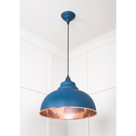 From The Anvil - Smooth Copper Harborne Pendant in Upstream | Sku. 49501SU | Trade Door Handles.