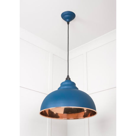 From The Anvil - Smooth Copper Harborne Pendant in Upstream | Sku. 49501SU | Trade Door Handles.