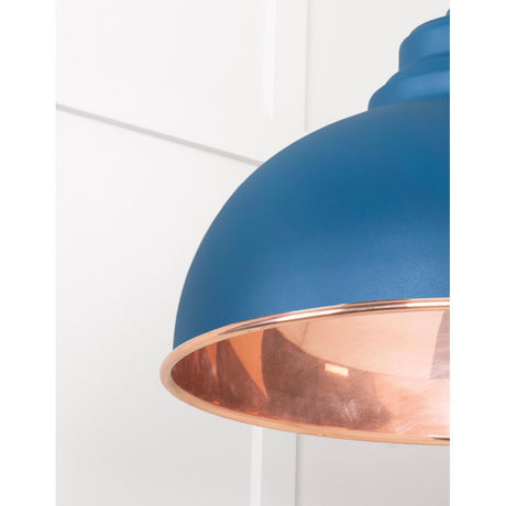 From The Anvil - Smooth Copper Harborne Pendant in Upstream | Sku. 49501SU | Trade Door Handles.