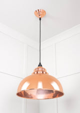 From The Anvil - Smooth Copper Harborne Pendant | Sku. 49501S | Trade Door Handles.