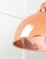 From The Anvil - Smooth Copper Harborne Pendant | Sku. 49501S | Trade Door Handles.