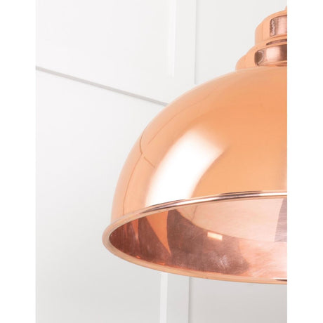 From The Anvil - Smooth Copper Harborne Pendant | Sku. 49501S | Trade Door Handles.