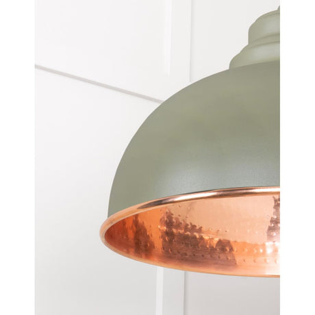 From The Anvil - Hammered Copper Harborne Pendant in Tump | Sku. 49501TU | Trade Door Handles.