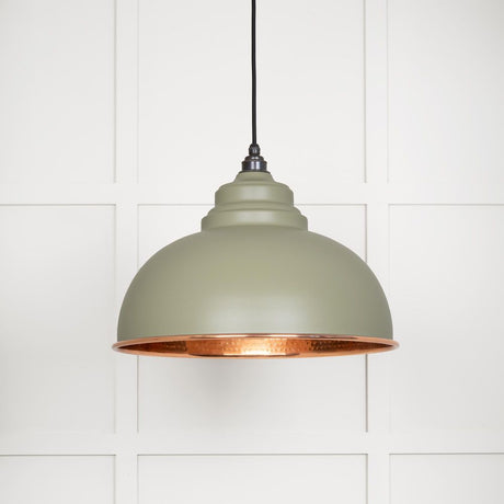 From The Anvil - Hammered Copper Harborne Pendant in Tump | Sku. 49501TU | Trade Door Handles.