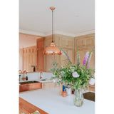 From The Anvil - Hammered Copper Harborne Pendant | Sku. 49501 | Trade Door Handles.