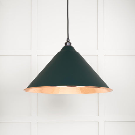 From The Anvil - Hammered Copper Hockley Pendant in Dingle | Sku. 49503DI | Trade Door Handles.