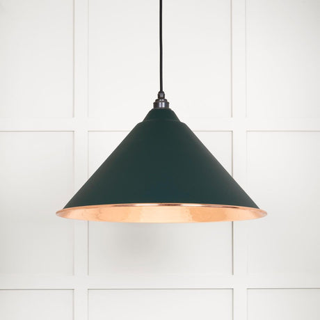 From The Anvil - Hammered Copper Hockley Pendant in Dingle | Sku. 49503DI | Trade Door Handles.