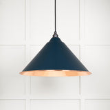 From The Anvil - Hammered Copper Hockley Pendant in Dusk | Sku. 49503DU | Trade Door Handles.