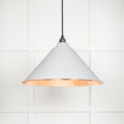 From The Anvil - Hammered Copper Hockley Pendant in Flock | Sku. 49503F | Trade Door Handles.