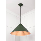 From The Anvil - Hammered Copper Hockley Pendant in Heath | Sku. 49503H | Trade Door Handles.