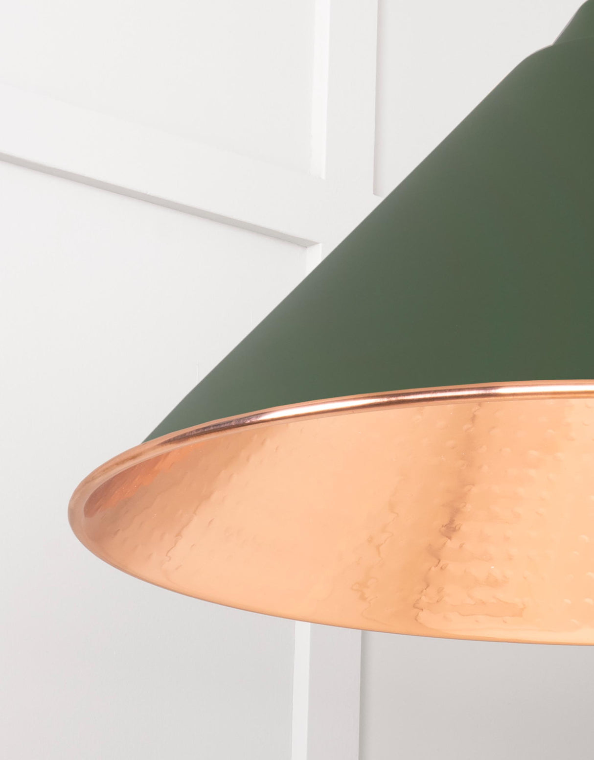 From The Anvil - Hammered Copper Hockley Pendant in Heath | Sku. 49503H | Trade Door Handles.