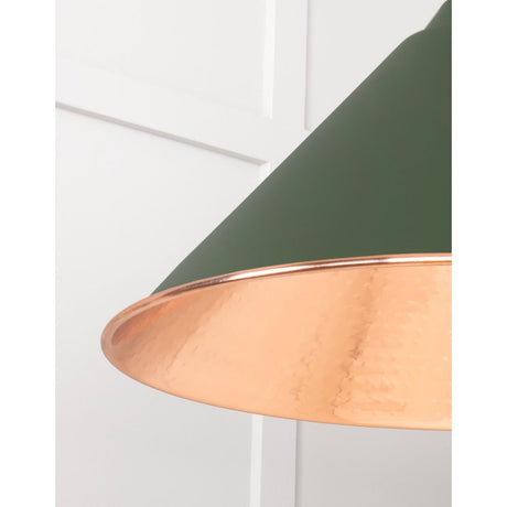 From The Anvil - Hammered Copper Hockley Pendant in Heath | Sku. 49503H | Trade Door Handles.