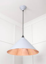 From The Anvil - Smooth Copper Hockley Pendant in Birch | Sku. 49503SBI | Trade Door Handles.
