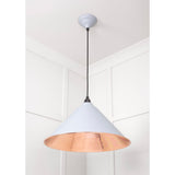 From The Anvil - Smooth Copper Hockley Pendant in Birch | Sku. 49503SBI | Trade Door Handles.