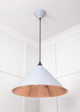 From The Anvil - Smooth Copper Hockley Pendant in Birch | Sku. 49503SBI | Trade Door Handles.