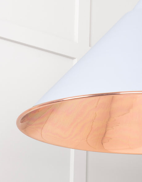 From The Anvil - Smooth Copper Hockley Pendant in Birch | Sku. 49503SBI | Trade Door Handles.