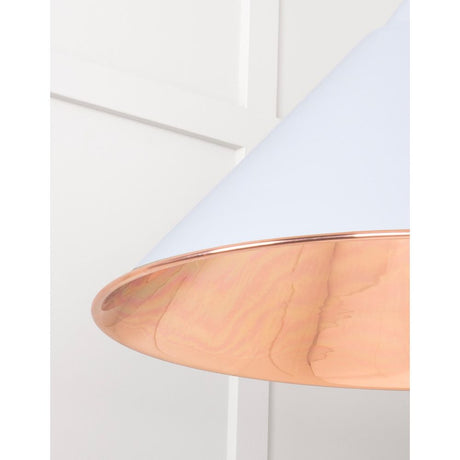 From The Anvil - Smooth Copper Hockley Pendant in Birch | Sku. 49503SBI | Trade Door Handles.