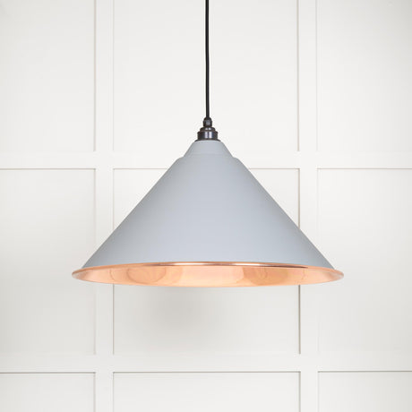 From The Anvil - Smooth Copper Hockley Pendant in Birch | Sku. 49503SBI | Trade Door Handles.
