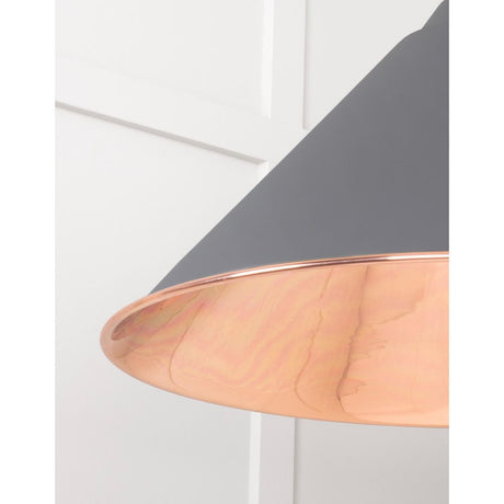 From The Anvil - Smooth Copper Hockley Pendant in Bluff | Sku. 49503SBL | Trade Door Handles.