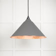 From The Anvil - Smooth Copper Hockley Pendant in Bluff | Sku. 49503SBL | Trade Door Handles.