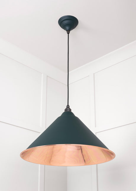 From The Anvil - Smooth Copper Hockley Pendant in Dingle | Sku. 49503SDI | Trade Door Handles.