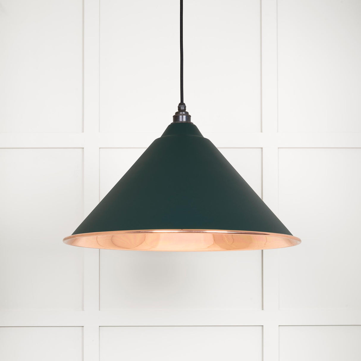 From The Anvil - Smooth Copper Hockley Pendant in Dingle | Sku. 49503SDI | Trade Door Handles.