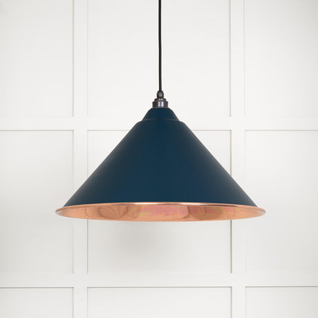 From The Anvil - Smooth Copper Hockley Pendant in Dusk | Sku. 49503SDU | Trade Door Handles.
