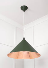 From The Anvil - Smooth Copper Hockley Pendant in Heath | Sku. 49503SH | Trade Door Handles.
