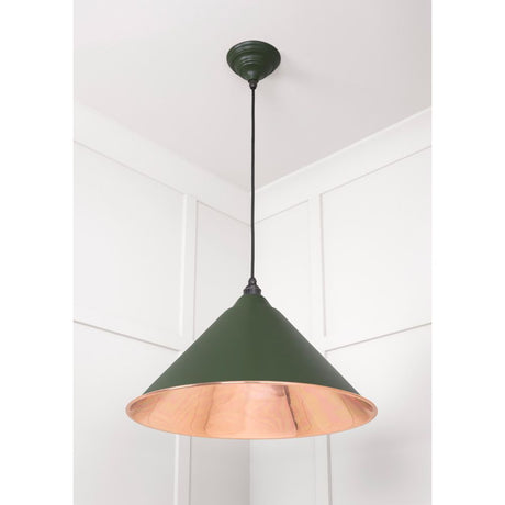 From The Anvil - Smooth Copper Hockley Pendant in Heath | Sku. 49503SH | Trade Door Handles.