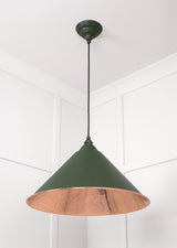From The Anvil - Smooth Copper Hockley Pendant in Heath | Sku. 49503SH | Trade Door Handles.