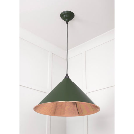 From The Anvil - Smooth Copper Hockley Pendant in Heath | Sku. 49503SH | Trade Door Handles.