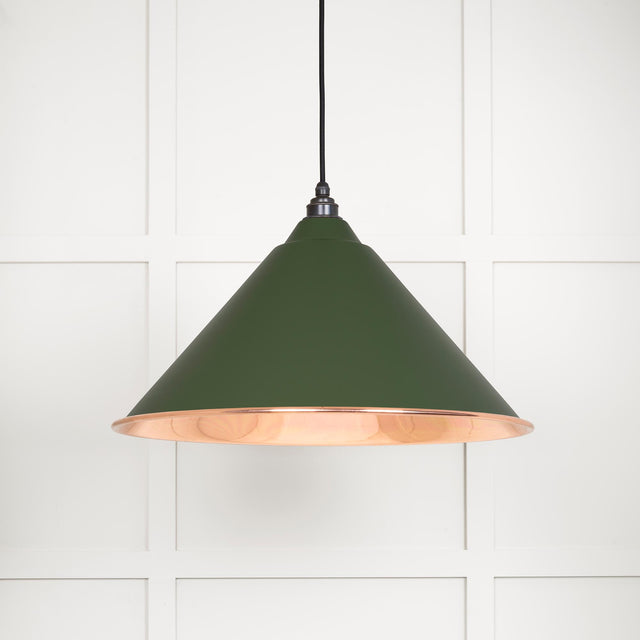 From The Anvil - Smooth Copper Hockley Pendant in Heath | Sku. 49503SH | Trade Door Handles.