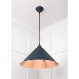 From The Anvil - Smooth Copper Hockley Pendant in Soot | Sku. 49503SSO | Trade Door Handles.