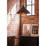 From The Anvil - Smooth Copper Hockley Pendant in Soot | Sku. 49503SSO | Trade Door Handles.