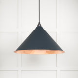 From The Anvil - Smooth Copper Hockley Pendant in Soot | Sku. 49503SSO | Trade Door Handles.