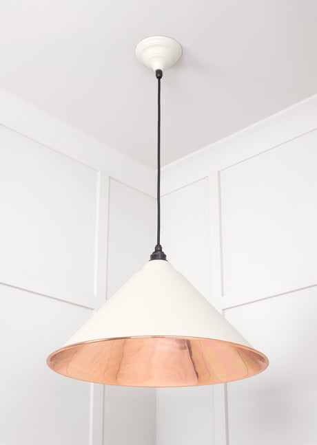 From The Anvil - Smooth Copper Hockley Pendant in Teasel | Sku. 49503STE | Trade Door Handles.