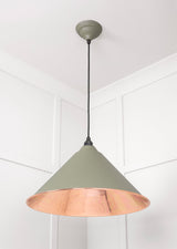 From The Anvil - Smooth Copper Hockley Pendant in Tump | Sku. 49503STU | Trade Door Handles.