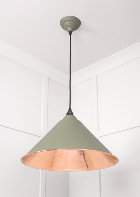 From The Anvil - Smooth Copper Hockley Pendant in Tump | Sku. 49503STU | Trade Door Handles.