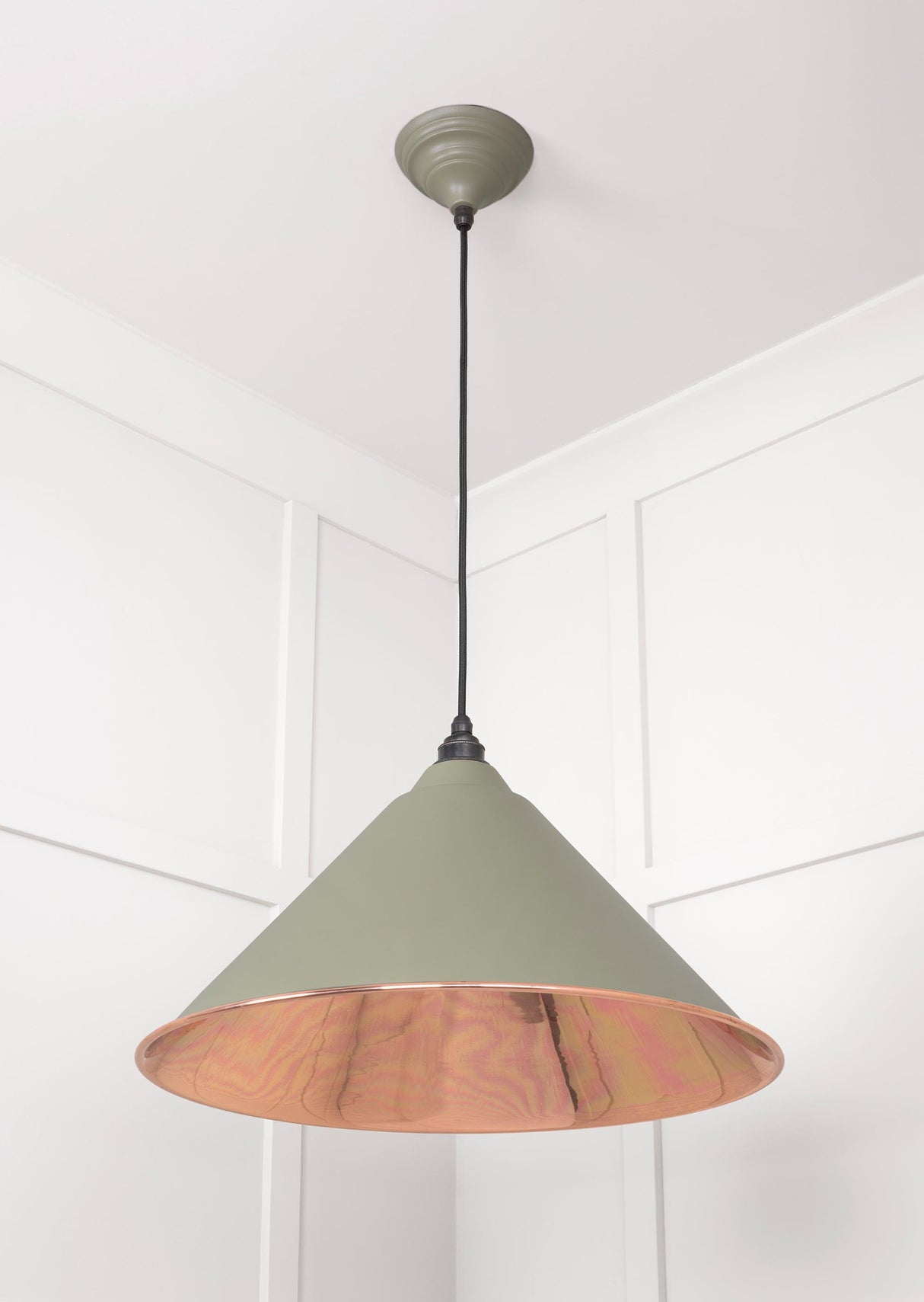 From The Anvil - Smooth Copper Hockley Pendant in Tump | Sku. 49503STU | Trade Door Handles.