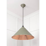 From The Anvil - Smooth Copper Hockley Pendant in Tump | Sku. 49503STU | Trade Door Handles.