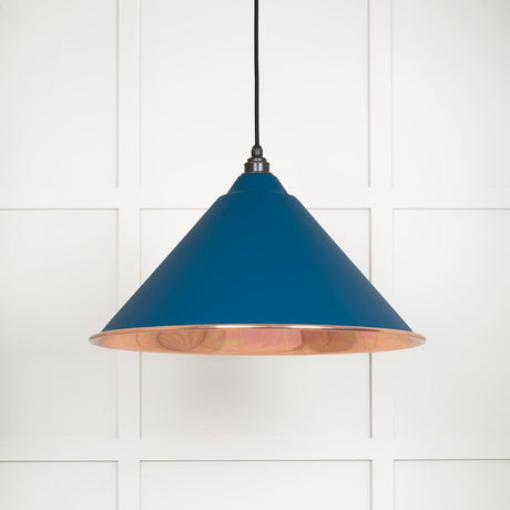 From The Anvil - Smooth Copper Hockley Pendant in Upstream | Sku. 49503SU | Trade Door Handles.