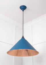 From The Anvil - Smooth Copper Hockley Pendant in Upstream | Sku. 49503SU | Trade Door Handles.