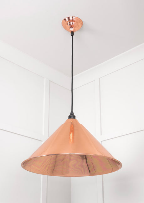 From The Anvil - Smooth Copper Hockley Pendant | Sku. 49503S | Trade Door Handles.