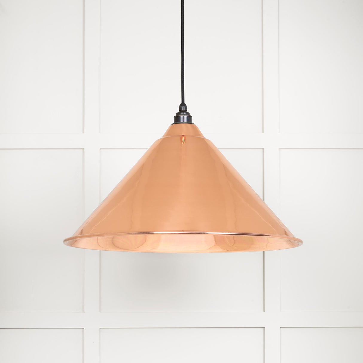 From The Anvil - Smooth Copper Hockley Pendant | Sku. 49503S | Trade Door Handles.