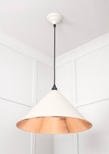 From The Anvil - Hammered Copper Hockley Pendant in Teasel | Sku. 49503TE | Trade Door Handles.